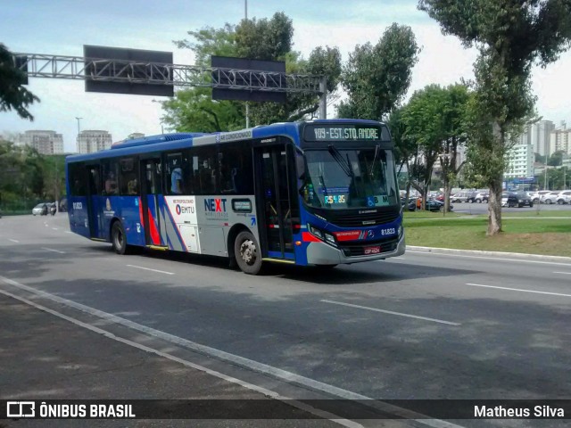 Next Mobilidade - ABC Sistema de Transporte 81.823 na cidade de São Bernardo do Campo, São Paulo, Brasil, por Matheus Silva. ID da foto: 9371619.