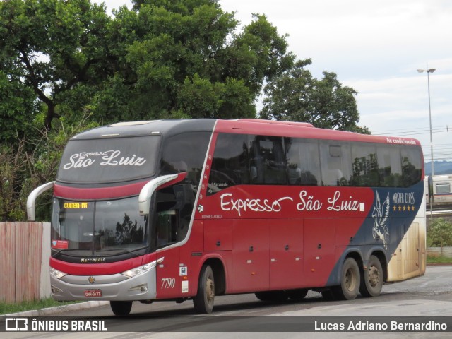 Expresso São Luiz 7790 na cidade de Brasília, Distrito Federal, Brasil, por Lucas Adriano Bernardino. ID da foto: 9374001.