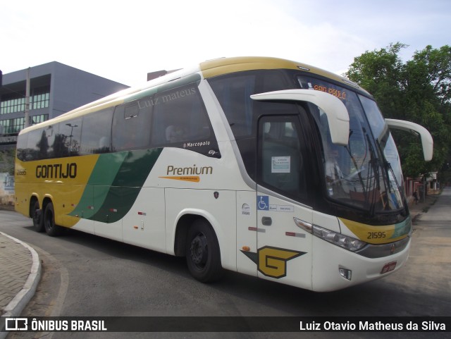 Empresa Gontijo de Transportes 21595 na cidade de Sete Lagoas, Minas Gerais, Brasil, por Luiz Otavio Matheus da Silva. Número da foto: #9375039.