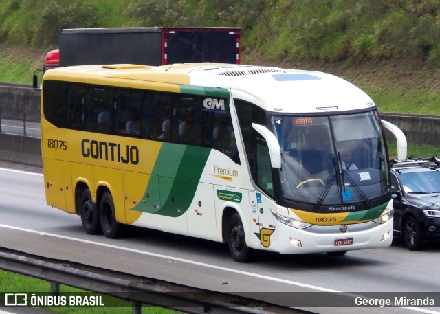 Empresa Gontijo de Transportes 18075 na cidade de São José dos Campos, São Paulo, Brasil, por George Miranda. Número da foto: #9376036.