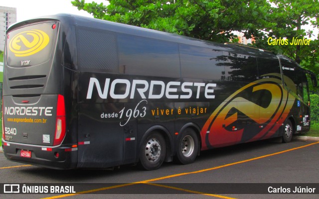 Expresso Nordeste 5240 na cidade de Caldas Novas, Goiás, Brasil, por Carlos Júnior. Número da foto: #9376612.