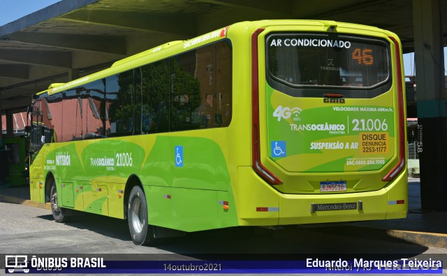 Viação Pendotiba 2.1.006 na cidade de Niterói, Rio de Janeiro, Brasil, por Eduardo  Marques Teixeira. Número da foto: #9375768.
