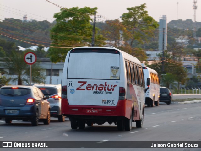 Zenatur Transportes e Turismo 16910011 na cidade de Manaus, Amazonas, Brasil, por Jeison Gabriel Souza. Número da foto: #9377025.