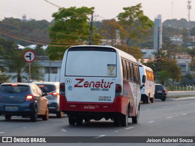 Zenatur Transportes e Turismo 16910011 na cidade de Manaus, Amazonas, Brasil, por Jeison Gabriel Souza. ID da foto: 9377025.