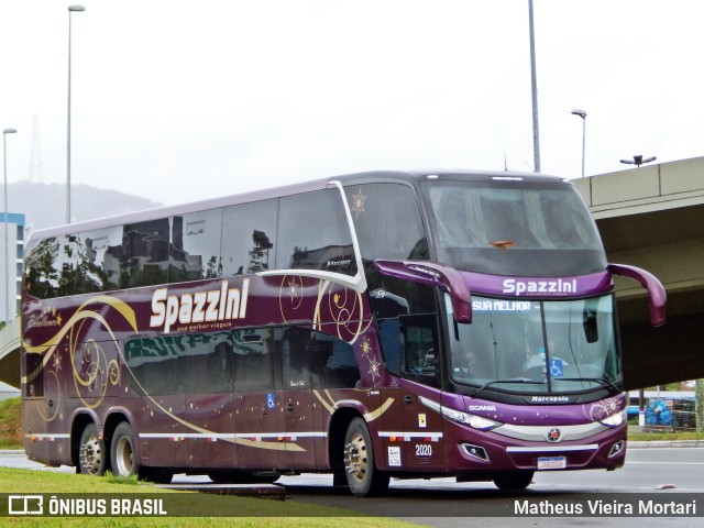 Spazzini Transportes 2020 na cidade de Florianópolis, Santa Catarina, Brasil, por Matheus Vieira Mortari. Número da foto: #9374617.