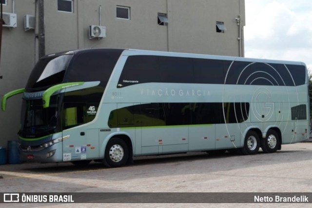 Viação Garcia 8011 na cidade de Curitiba, Paraná, Brasil, por Netto Brandelik. Número da foto: #9376014.
