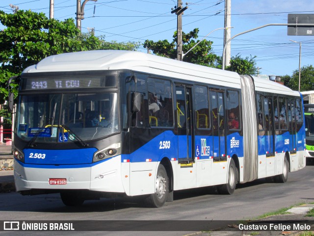 Mobibrasil São Lourenço >>> Mobi-PE 2.503 na cidade de Recife, Pernambuco, Brasil, por Gustavo Felipe Melo. ID da foto: 9375637.