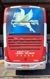 Expresso São Luiz 7680 na cidade de Goiânia, Goiás, Brasil, por Vicente Barbosa. Número da foto: #9374035.