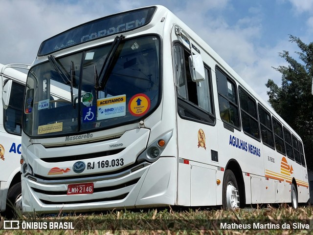 Viação Agulhas Negras RJ 169.033 na cidade de Volta Redonda, Rio de Janeiro, Brasil, por Matheus Martins da Silva. ID da foto: 9378553.