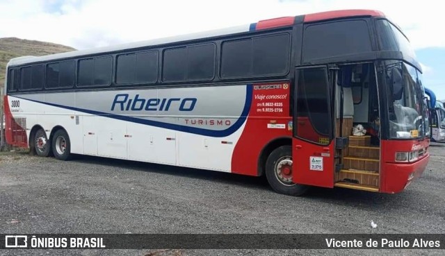 Ribeiro Turismo 3000 na cidade de Aparecida, São Paulo, Brasil, por Vicente de Paulo Alves. Número da foto: #9377858.
