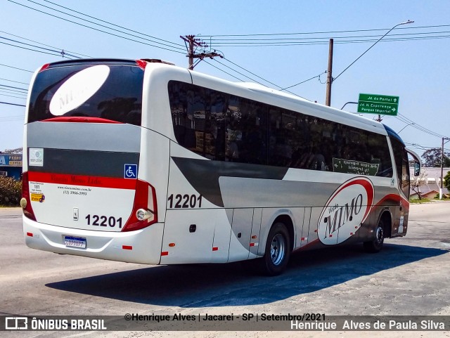 Viação Mimo 12201 na cidade de Jacareí, São Paulo, Brasil, por Henrique Alves de Paula Silva. Número da foto: #9379440.