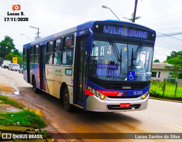 Auto Viação Bragança Metropolitana > Viação Raposo Tavares 12.223 na cidade de Embu-Guaçu, São Paulo, Brasil, por Lucas Santos da Silva. ID da foto: 9379968.