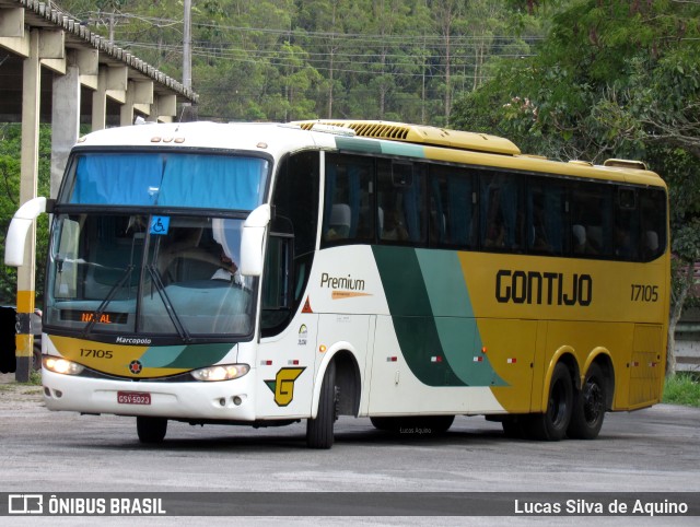 Empresa Gontijo de Transportes 17105 na cidade de Teresópolis, Rio de Janeiro, Brasil, por Lucas Silva de Aquino. Número da foto: #9378003.