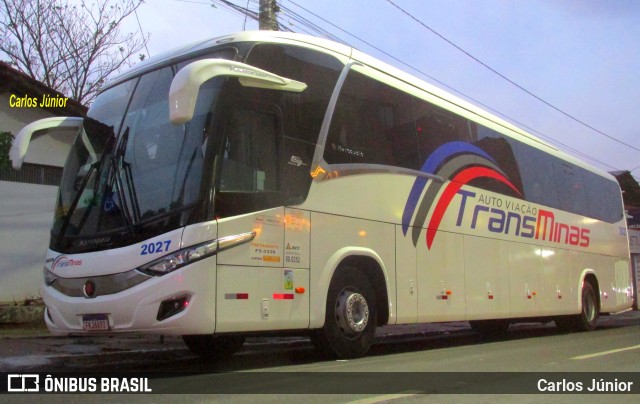 Auto Viação TransMinas 2027 na cidade de Caldas Novas, Goiás, Brasil, por Carlos Júnior. Número da foto: #9379838.