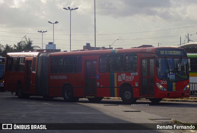 Borborema Imperial Transportes 303 na cidade de Recife, Pernambuco, Brasil, por Renato Fernando. Número da foto: #9377616.
