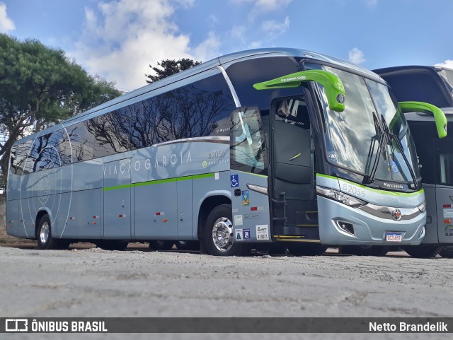 Viação Garcia 82055 na cidade de Curitiba, Paraná, Brasil, por Netto Brandelik. ID da foto: 9379374.