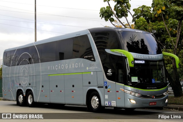 Viação Garcia 8545 na cidade de São Paulo, São Paulo, Brasil, por Filipe Lima. Número da foto: #9379022.