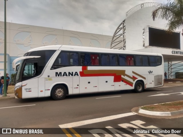 Viação Mana Transportes 12121 na cidade de Campinas, São Paulo, Brasil, por Jônatas  Colombo Boer. ID da foto: 9378955.