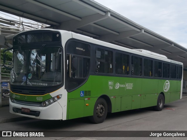 Tijuquinha - Auto Viação Tijuca A50085 na cidade de Rio de Janeiro, Rio de Janeiro, Brasil, por Jorge Gonçalves. ID da foto: 9378086.