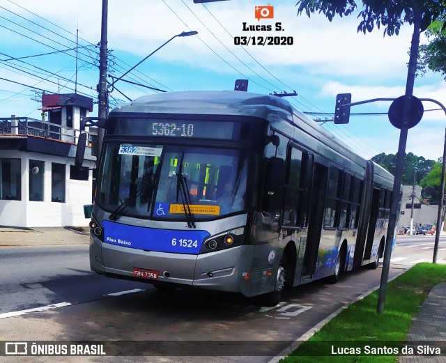 Viação Grajaú S.A. 6 1524 na cidade de São Paulo, São Paulo, Brasil, por Lucas Santos da Silva. Número da foto: #9379919.