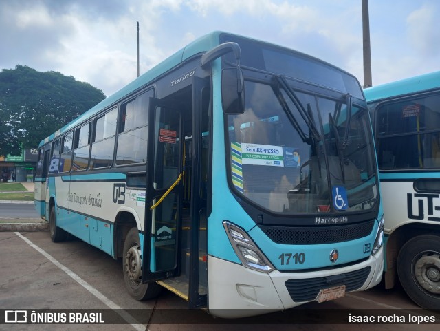 UTB - União Transporte Brasília 1710 na cidade de Gama, Distrito Federal, Brasil, por isaac rocha lopes. ID da foto: 9379728.