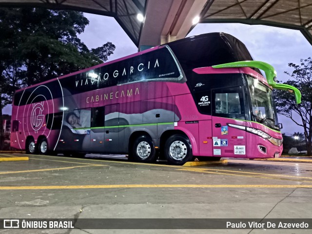 Viação Garcia 86105 na cidade de Franca, São Paulo, Brasil, por Paulo Vitor De Azevedo. Número da foto: #9383780.