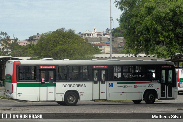 Borborema Imperial Transportes 827 na cidade de Olinda, Pernambuco, Brasil, por Matheus Silva. ID da foto: 9382815.