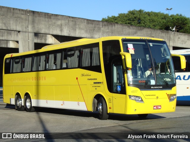 Viação Itapemirim 48117 na cidade de Curitiba, Paraná, Brasil, por Alyson Frank Ehlert Ferreira. ID da foto: 9383162.