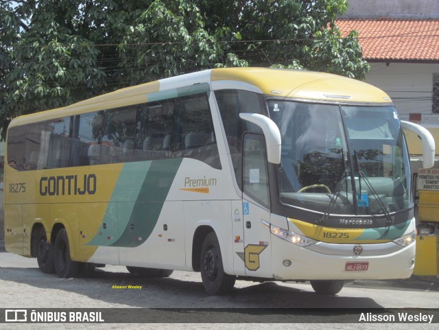 Empresa Gontijo de Transportes 18275 na cidade de Fortaleza, Ceará, Brasil, por Alisson Wesley. ID da foto: 9383741.