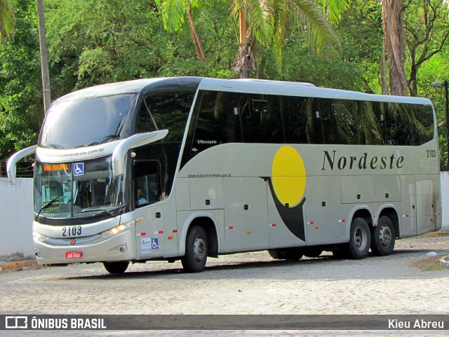 Viação Nordeste 2103 na cidade de Fortaleza, Ceará, Brasil, por Kieu Abreu. Número da foto: #9383422.