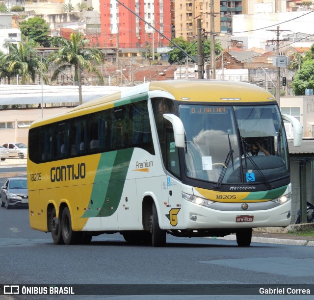 Empresa Gontijo de Transportes 18205 na cidade de Ribeirão Preto, São Paulo, Brasil, por Gabriel Correa. ID da foto: 9383298.