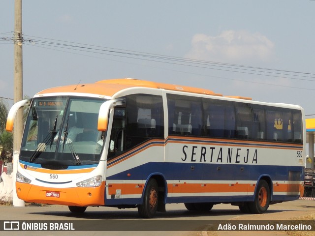 Viação Sertaneja 560 na cidade de Paracatu, Minas Gerais, Brasil, por Adão Raimundo Marcelino. ID da foto: 9382618.