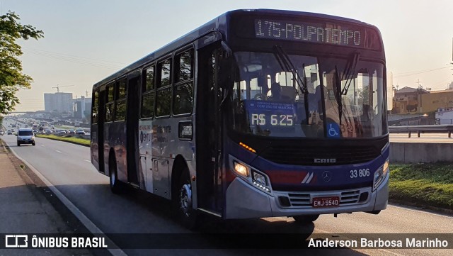 Guarulhos Transportes 33.806 na cidade de Guarulhos, São Paulo, Brasil, por Anderson Barbosa Marinho. Número da foto: #9386481.