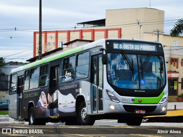 Viação Garcia 8965 na cidade de Londrina, Paraná, Brasil, por Almir Alves. ID da foto: 9384897.