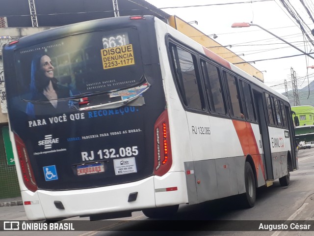 Evanil Transportes e Turismo RJ 132.085 na cidade de Nova Iguaçu, Rio de Janeiro, Brasil, por Augusto César. Número da foto: #9384564.