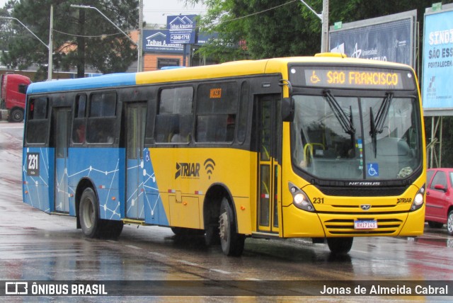 Francovig Transportes Coletivos 231 na cidade de Araucária, Paraná, Brasil, por Jonas de Almeida Cabral. ID da foto: 9384815.