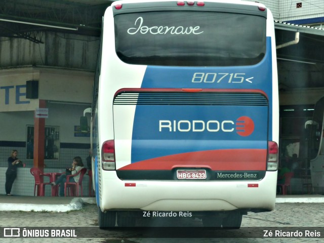 Viação Riodoce 80715 na cidade de Leopoldina, Minas Gerais, Brasil, por Zé Ricardo Reis. Número da foto: #9384910.