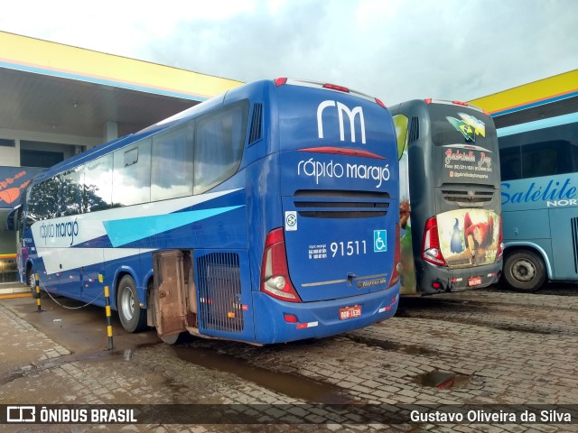 Rápido Marajó 91511 na cidade de Miranorte, Tocantins, Brasil, por Gustavo Oliveira da Silva. Número da foto: #9385596.