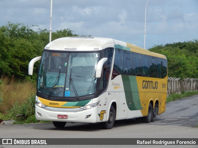 Empresa Gontijo de Transportes 18815 na cidade de Aracaju, Sergipe, Brasil, por Rafael Rodrigues Forencio. Número da foto: #9384115.