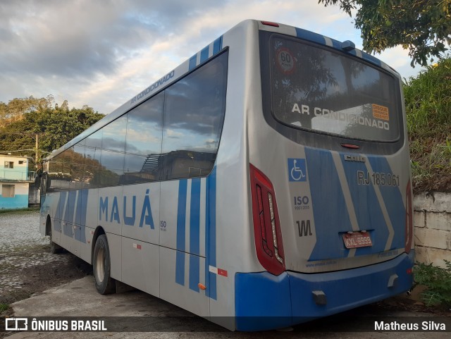 Viação Mauá RJ 185.061 na cidade de Rio de Janeiro, Rio de Janeiro, Brasil, por Matheus Silva. Número da foto: #9384261.