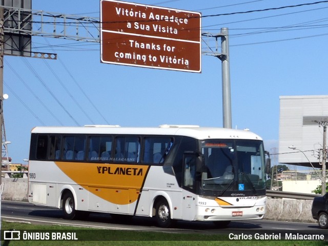 Planeta Transportes Rodoviários 1993 na cidade de Vitória, Espírito Santo, Brasil, por Carlos Gabriel  Malacarne. ID da foto: 9386257.