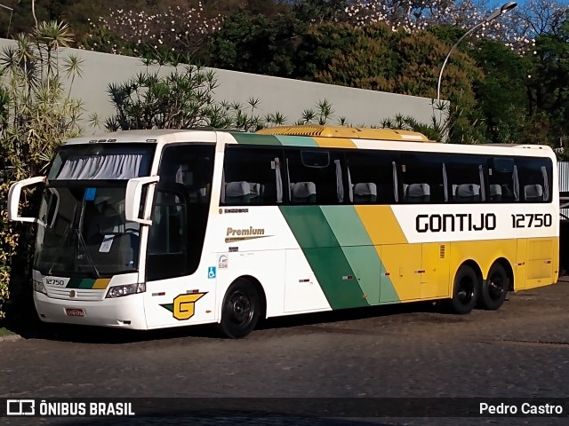 Empresa Gontijo de Transportes 12750 na cidade de Belo Horizonte, Minas Gerais, Brasil, por Pedro Castro. ID da foto: 9386525.