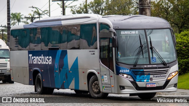 Transtusa - Transporte e Turismo Santo Antônio 82104 na cidade de Joinville, Santa Catarina, Brasil, por Vinicius Petris. ID da foto: 9384637.