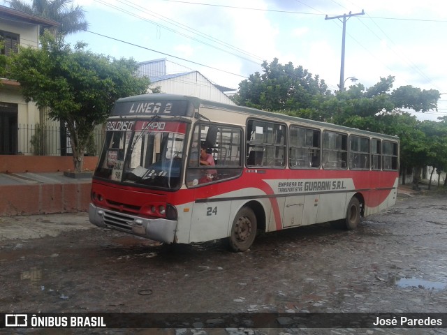 Empresa de Transportistas Guarani S.R.L. - Línea 2y7 24 na cidade de Asunción, Paraguai, por José Paredes. Número da foto: #9386508.