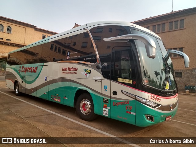 Expressa Turismo 55420 na cidade de Araxá, Minas Gerais, Brasil, por Carlos Alberto Gibin. Número da foto: #9384377.