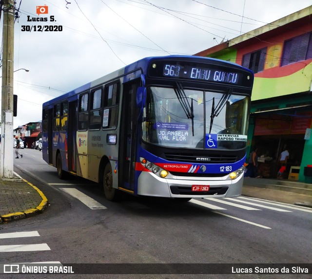 Auto Viação Bragança Metropolitana > Viação Raposo Tavares 12.183 na cidade de Embu-Guaçu, São Paulo, Brasil, por Lucas Santos da Silva. Número da foto: #9385910.