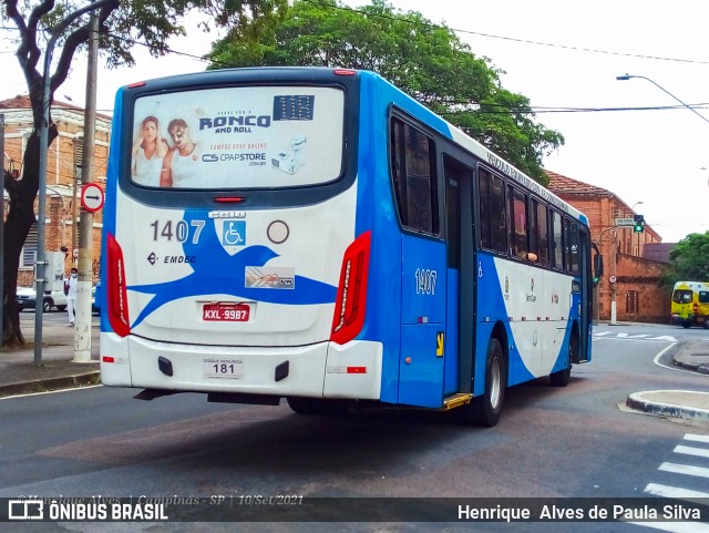 VB Transportes e Turismo 1407 na cidade de Campinas, São Paulo, Brasil, por Henrique Alves de Paula Silva. Número da foto: #9384155.