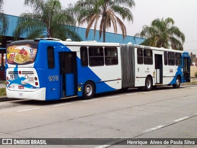 VB Transportes e Turismo 1570 na cidade de Campinas, São Paulo, Brasil, por Henrique Alves de Paula Silva. ID da foto: 9384150.