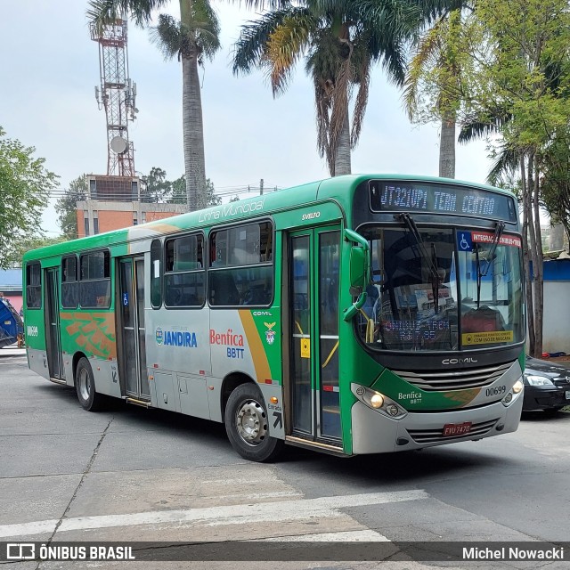 BBTT - Benfica Barueri Transporte e Turismo 00699 na cidade de Jandira, São Paulo, Brasil, por Michel Nowacki. ID da foto: 9331198.