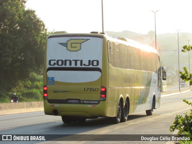 Empresa Gontijo de Transportes 17150 na cidade de Belo Horizonte, Minas Gerais, Brasil, por Douglas Célio Brandao. ID da foto: 9329572.